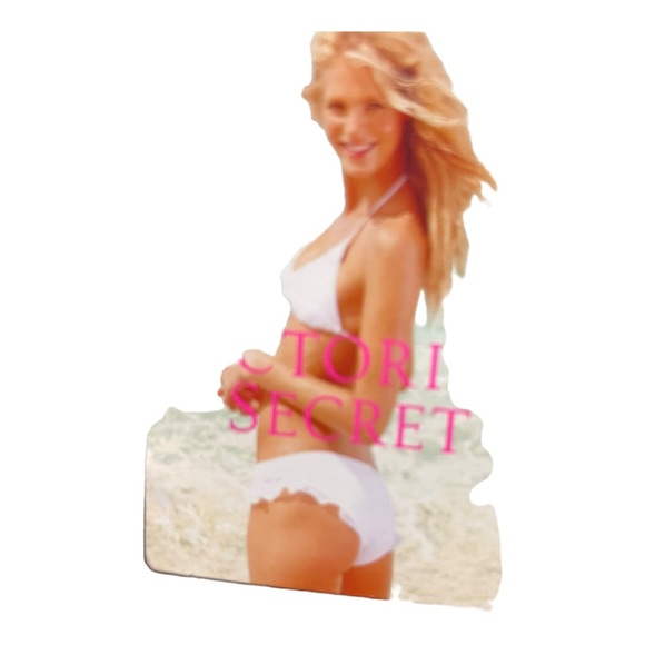 Victoria Secret womens New beach sexy bikini top beaded front black. Size Large - Picture 10 of 10